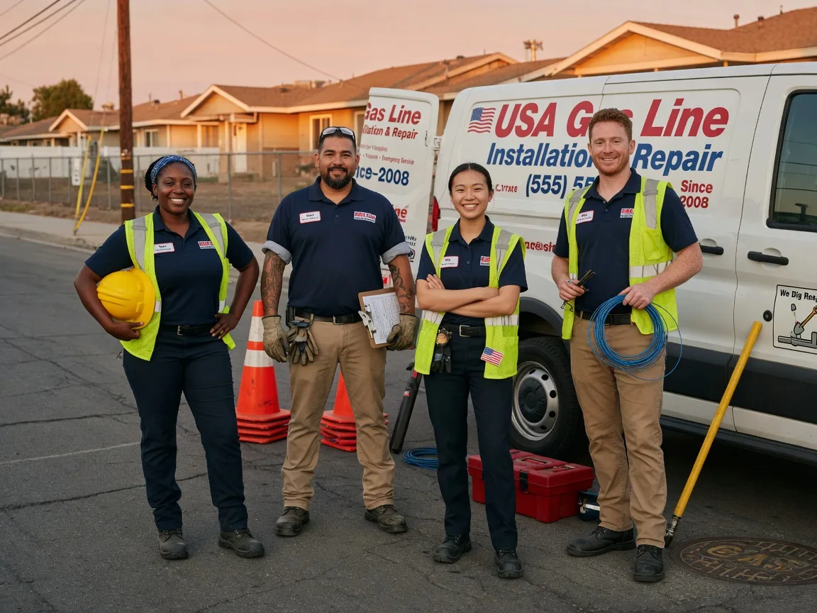 Gas Line Installation company in Hyde, PA